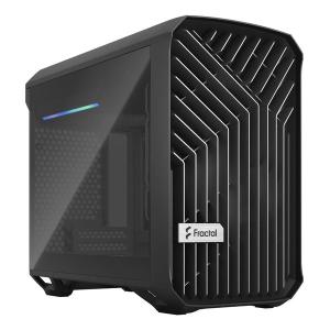 Fractal Design フラクタルデザイン ミニタワー型PCケース Torrent Nano Black TG Dark Tint ブラック FD-C-TOR1N-01(2573921)｜e-zoa