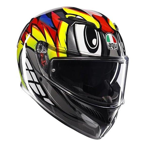 AGV エージーブイ バイク用 K3 BIRDY 2.0 GREY/YELLOW/RED グレー/イ...