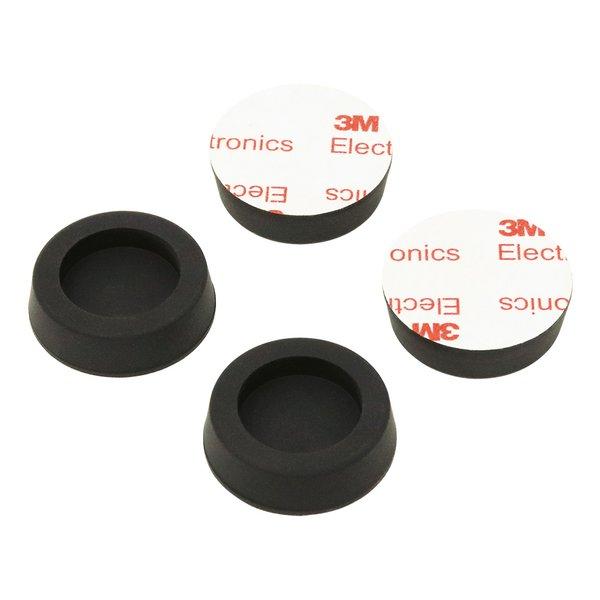 AINEX アイネックス ケース用ゴム足 丸型 ブラック PA-021B(2551836)