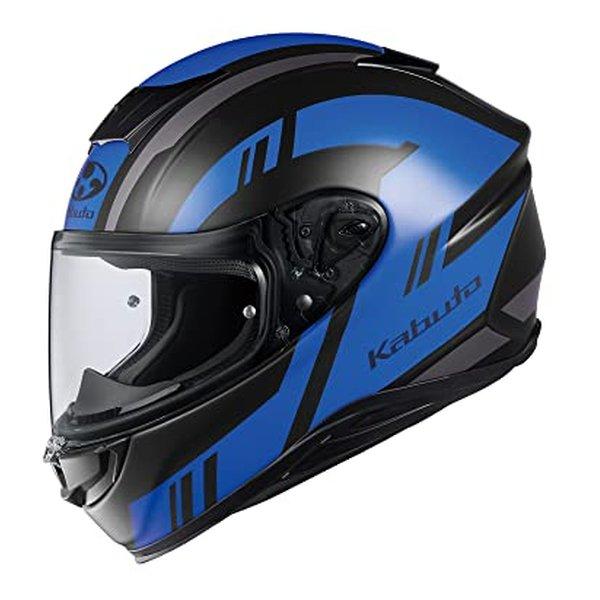 OGK フルフェイスヘルメット エアロブレード・6 ダイナ フラットブラックブルー Mサイズ AER...