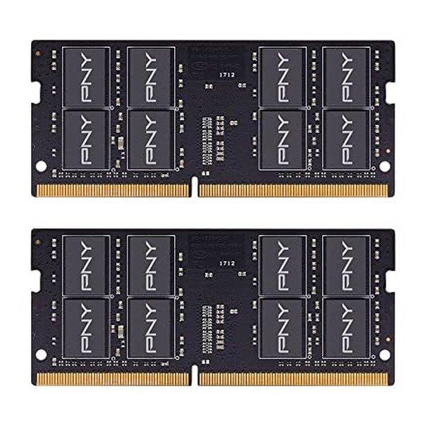 PNY ピーエヌワイ DDR4 2666MHzノートブック用メモリシングルチャネル 16GBx2 M...