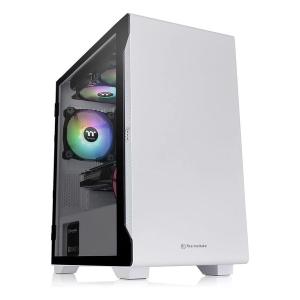 Thermaltake サーマルテイク サーマルテイク S100 TG Snow Edition ホワイト ミニタワーPCケース CA-1Q9-00S6WN-00(2573932)｜e-zoa