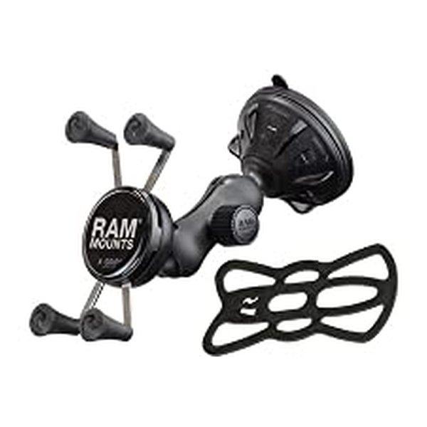RAM MOUNTS ラムマウント Xグリップ S ＆サクションベースセット ショートアーム/プラ ...