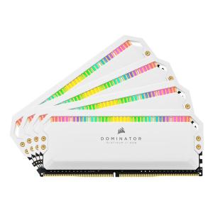 CORSAIR コルセア DOMINATOR PLATINUM RGB 32GB 4x8GB DDR4 DRAM 3200MHz C16 CMT32GX4M4C3200C16W CMT32GX4M4C3200C16W(2577814)｜e-zoa