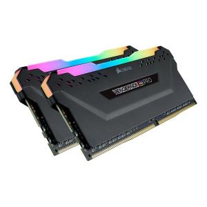 CORSAIR コルセア VENGEANCE RGB PRO 16GB 2x8GB DDR4 DRAM 3200MHz C16 ブラック CMW16GX4M2C3200C16 CMW16GX4M2C3200C16(2512757)｜e-zoa