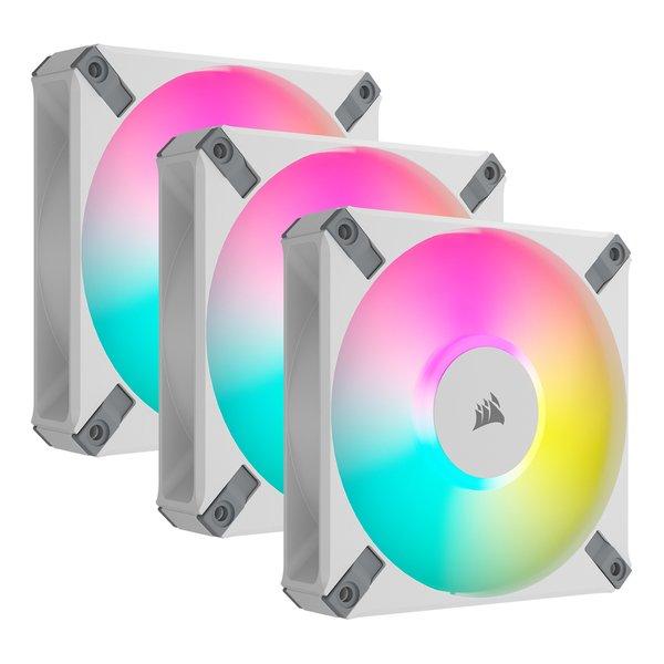 CORSAIR コルセア PCケースファン AF120 RGB ELITE WHITE Triple...