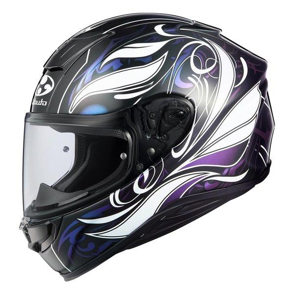 OGK オージーケー フルフェイスヘルメット AEROBLADE-6 ELFI DARKブラックホワ...