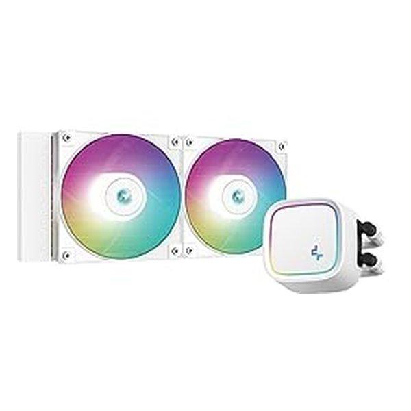 DEEPCOOL ディープクール 水冷一体型CPUクーラー LE520 WH ホワイト R-LE52...
