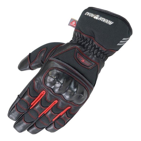 ROUGH&amp;ROAD ラフアンドロード プリマロフト プロテクトウインターグローブ レッド-XL R...