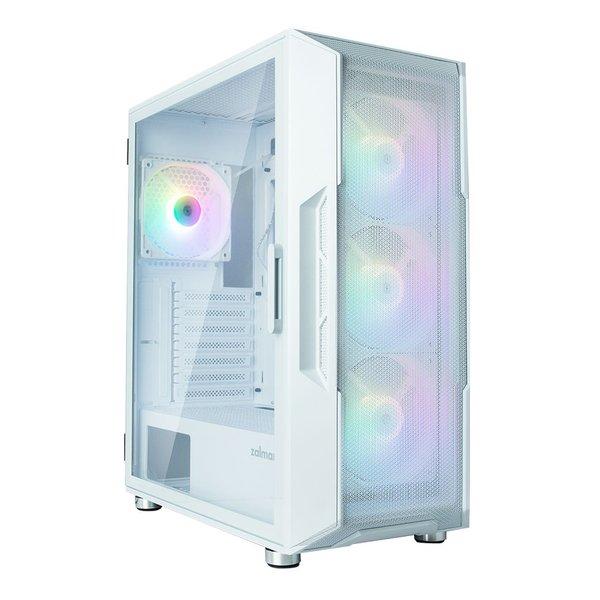 ZALMAN ザルマン ミドルタワー型PCケース フロントメッシュパネル i3 NEO WHITE ...