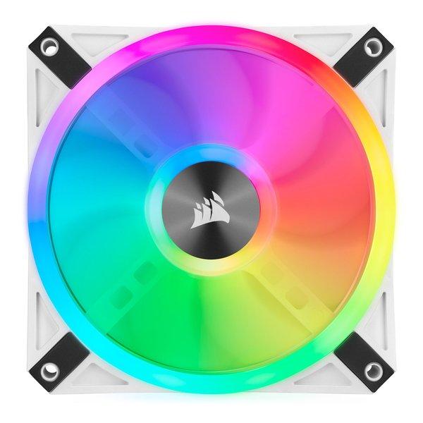 CORSAIR コルセア PCケースファン 12cm ファン iCUE QL120 RGB ホワイト...