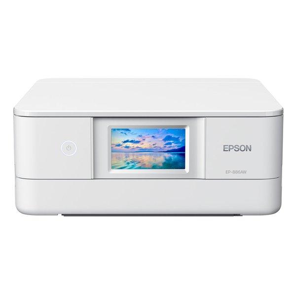 EPSON エプソン A4カラーインクジェット複合機 カラリオ コンパクト スマホ対応 無線LAN ...