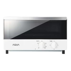 AQUA アクア オーブントースター 1200W オープンドア 370x285x220mm ホワイト AQT-WA11(2583427)｜e-zoa