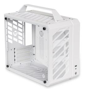 MicroATX スケルトン 横置き アクリル デスクトップ 水冷PCケース