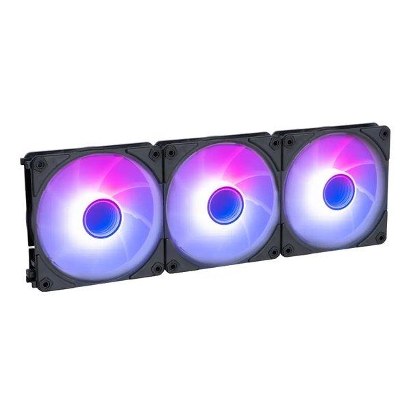 Owltech オウルテック ARGB LED内蔵 ケースファン 3個セットモデル ブラック OWL...