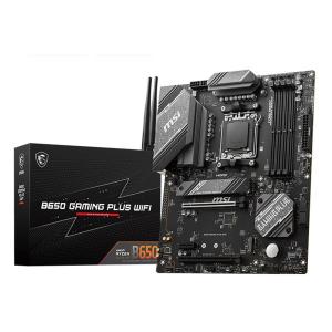 MSI エムエスアイ AMD Ryzen 7000シリーズ対応 AM5 DDR5 ATX WiFi 6E Bluetooth5.3 マザーボード B650 GAMING PLUS WIFI(2585829)｜e-zoa