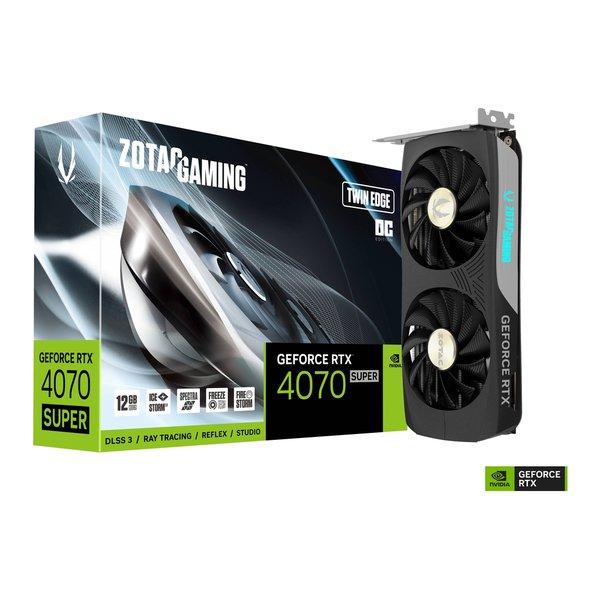 ZOTAC ゾタック GeForce RTX 4070 SUPER Twin Edge OC 12G...