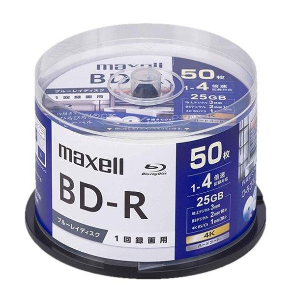 maxell マクセル 録画用 ブルーレイディスク BD-R ひろびろワイドレーベル 1〜4倍速対応...