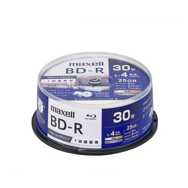 maxell マクセル 録画用 ブルーレイディスク BD-R ひろびろワイドレーベル（1〜4倍速対応...