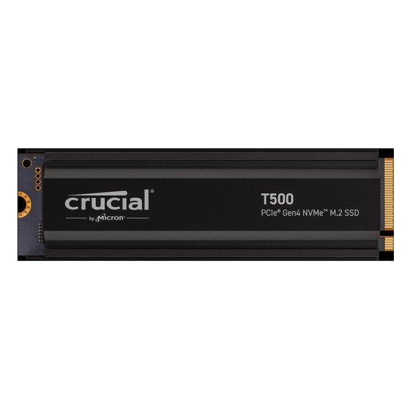 crucial クルーシャル T500 M.2 NVMe接続 ヒートシンク付き SSD 2TB CT...