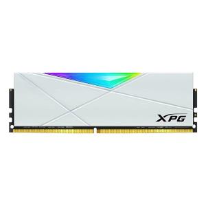 ADATA エイデータ XPG SPECTRIX D50 WHITE DDR4-3200MHz U-DIMM 16GB RGB SINGLE COLOR BOX AX4U320016G16A-SW50(2588082)｜e-zoa