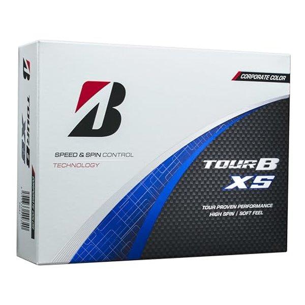 ブリジストン TOUR B XS ホワイトコーポレート 24年モデル ゴルフボール 1ダース 12球...