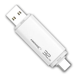 HI-DISC ハイディスク USB3.2 OTGメモリ TypeC/A 32GB USBメモリ Type-C/A両対応 HDUF134C32G3C(2588864)｜e-zoa
