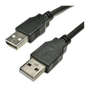 Lumen ルーメン USB2.0 A-Aケーブル 3.0m ブラック USB2-AA30BK(2590205)｜e-zoa