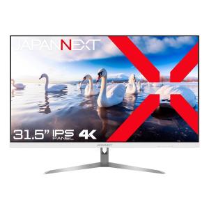 JAPANNEXT ジャパンネクスト 31.5インチ4K液晶ゲーミングモニター IPSパネル搭載 4K 3840x2160 解像度 JN-IPS315UHD-W(2588845)｜e-zoa