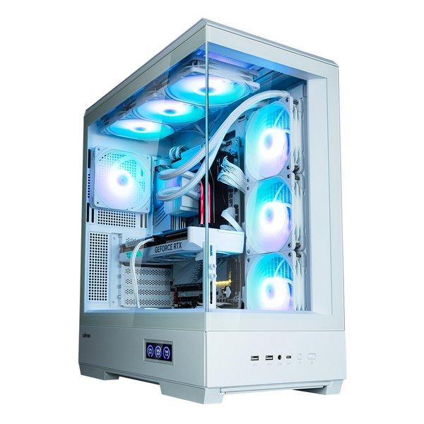 zalman ザルマン ミドルタワー型PCケース P50 DS White ATX/ピラーレスデザイ...