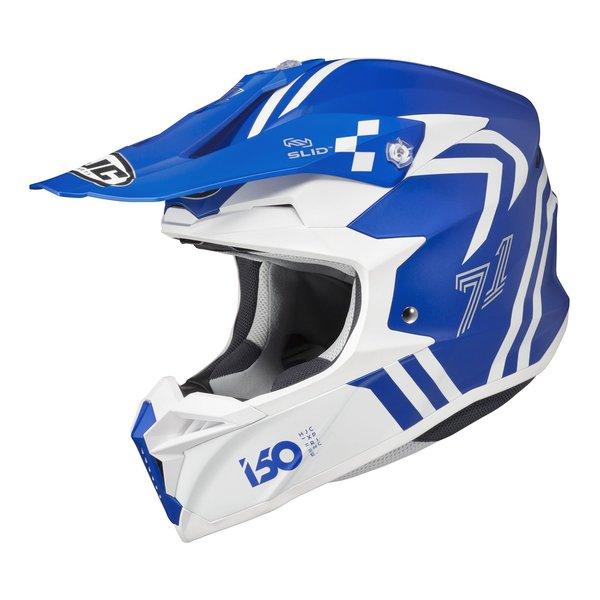 HJC エイチジェーシー ＨＪＨ２４９ Ｉ５０ ヘックス ＢＬＵＥ／ＷＨＩＴＥ Ｓサイズ HJH24...