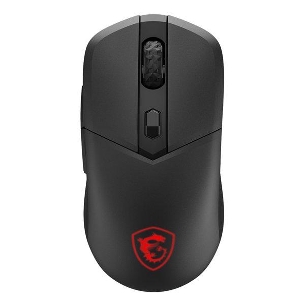 MSI エムエスアイ ワイヤレス ゲーミングマウス 軽量/60g/有線/無線/左右対称/ブラック V...