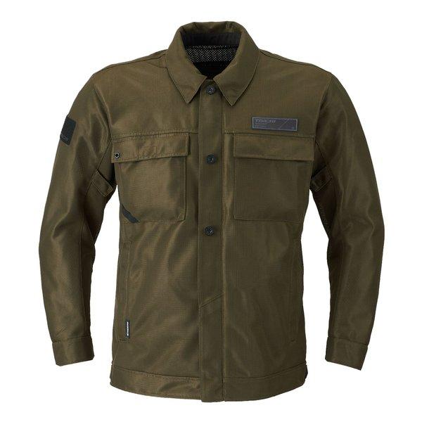 RS TAICHI アールエスタイチ バイク用 春夏 マイルズ エアージャケット カーキ/XLサイズ...