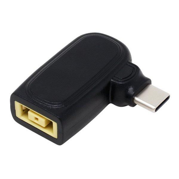 AINEX アイネックス USB-C電源変換アダプタ PD100W対応/Lenovo/NEC用/ブラ...
