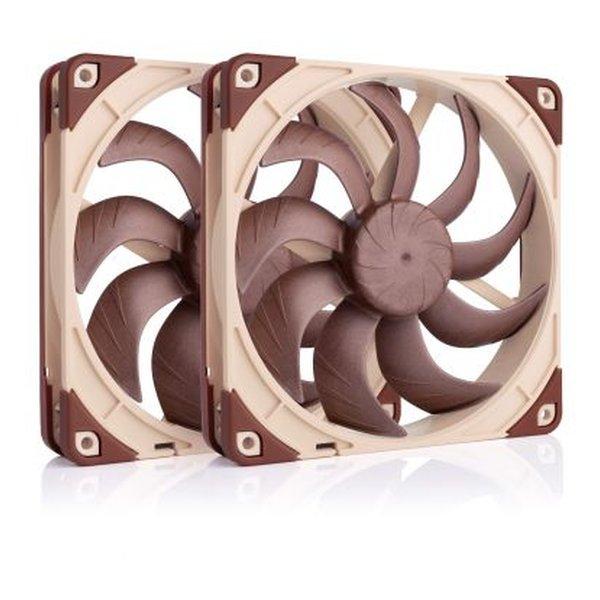 Noctua ノクチュア 140mmPWMケースファンセット 2個セット/1500rpm/4pin ...