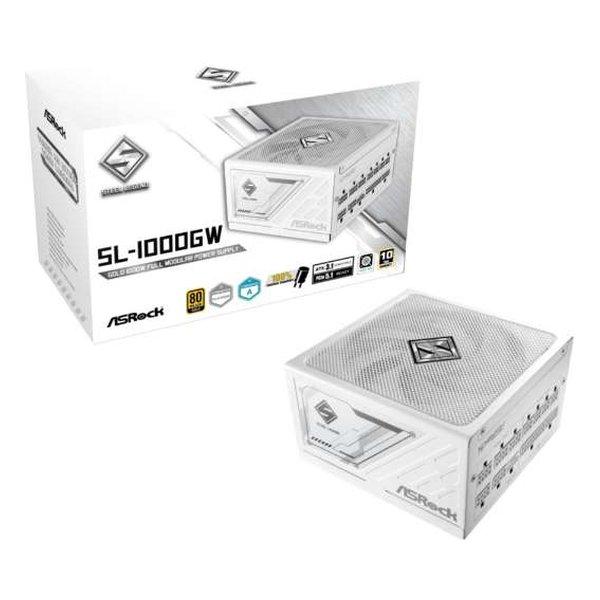 ASRock アスロック Steel Legend ホワイト 1000W電源 80PLUS認証 Go...
