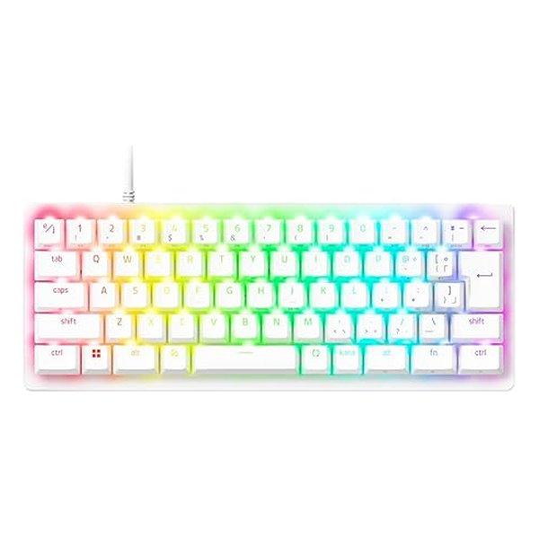 Razer レーザー Huntsman V3 Pro Mini JP White Edition ラ...