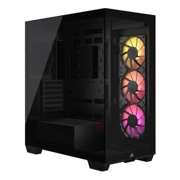 CORSAIR コルセア iCUE LINK 3500X RGB Tempered Glass Bl...