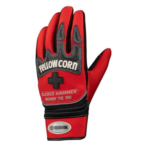 YeLLOW CORN イエローコーン NEOPRENE GLOVE ネオプレングローブ レッド/L...