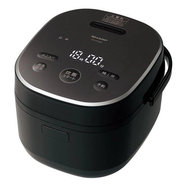 SHARP シャープ ジャー炊飯器 3合炊き/3mm圧釜/ブラック系 KS-CF05E-B(2653...