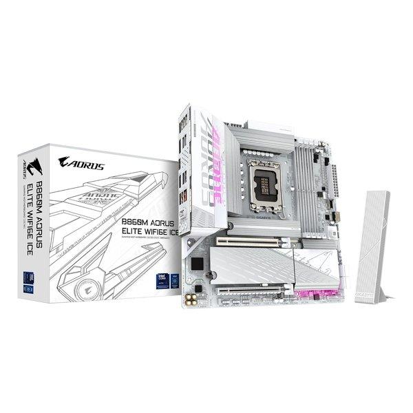 GIGABYTE ギガバイト B860M AORUS ELITE WIFI6E ICE Micro-...