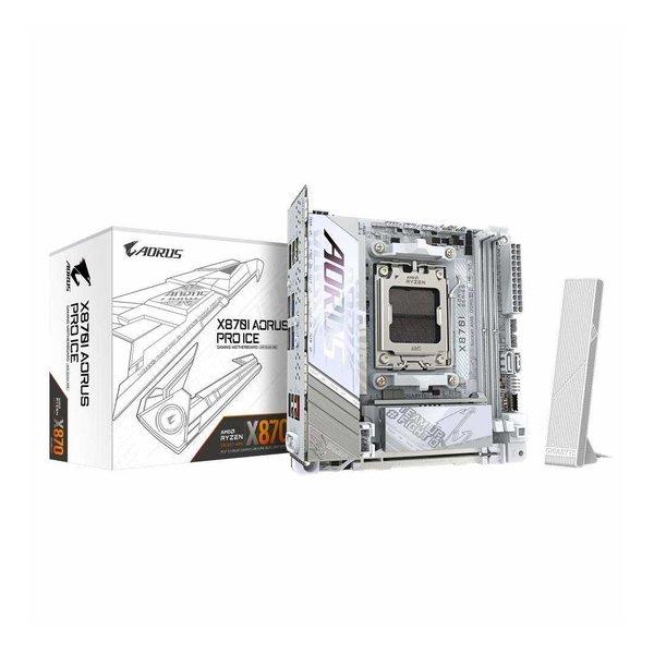 GIGABYTE ギガバイト X870チップセット搭載 Mini-ITX マザーボード ホワイト X...