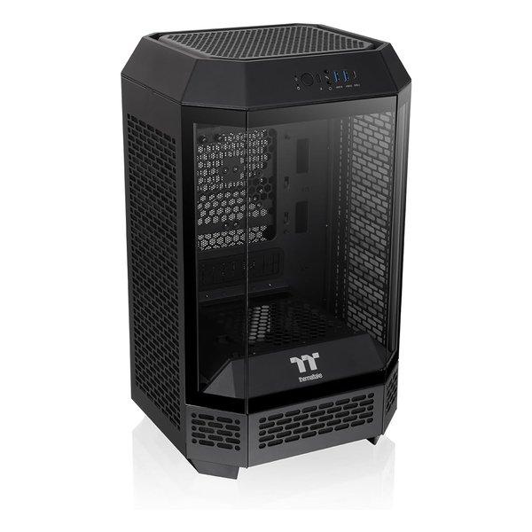thermaltake サーマルテイク The Tower 250 Black 3面強化ガラスパネル...