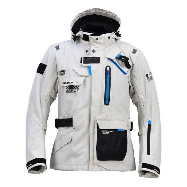 ROUGH&amp;ROAD ラフアンドロード ウォーターシールドコマンドジャケット ブライトシルバー-BL...