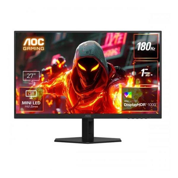 AOC エーオーシー 27インチQD-MiniLED ゲーミングモニター Q27G40XMN/11(...