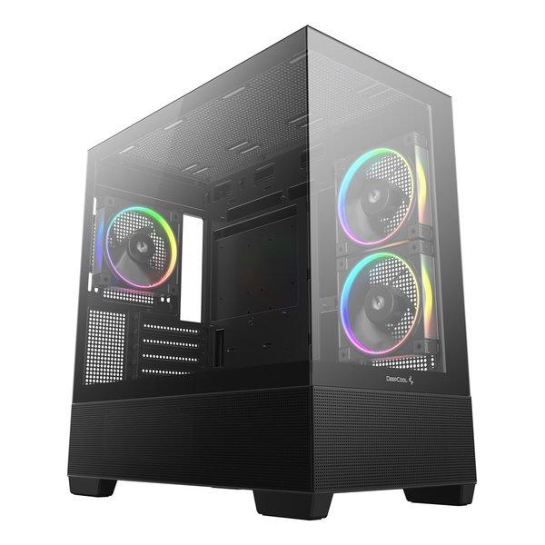 DEEPCOOL ディープクール CG380 3F ミニタワー型PCケース ブラック R-CG380...