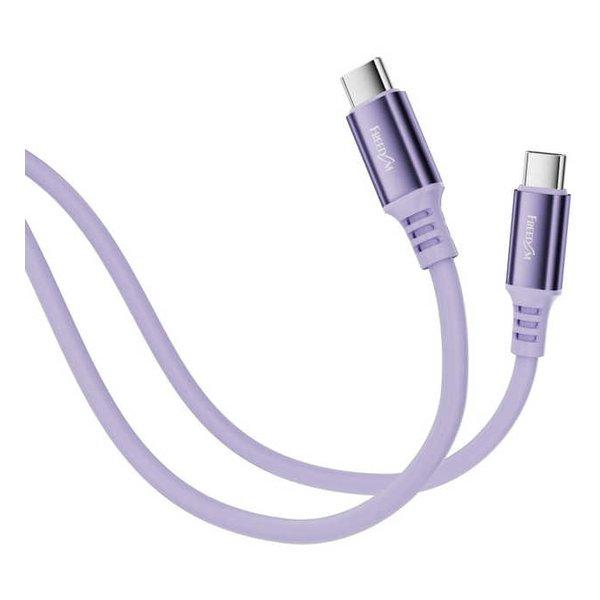 FREEDOM（フリーダム） USB TypeCケーブル C-C PD240W対応 1m ラベンダー...