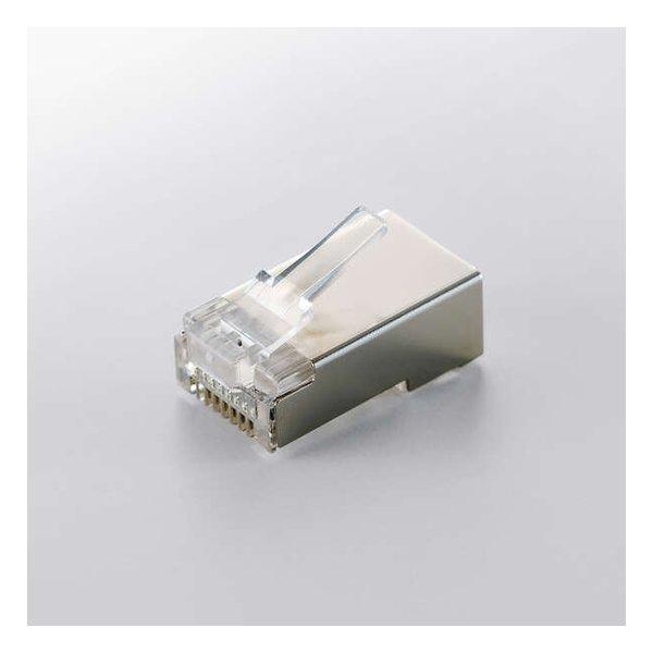 ELECOM エレコム RJ45中継コネクタ/Cat5e対応/単線・ヨリ線両対応/STP LD-SR...