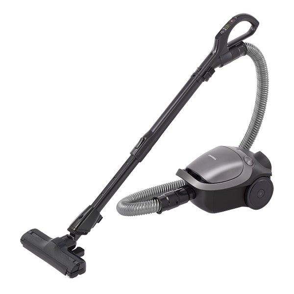 TOSHIBA 東芝 紙パック式クリーナー 軽量/からみレスブラシ搭載/ストームグレー VC-PM9...