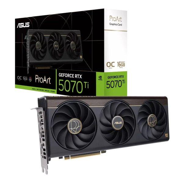 ASUS エイスース ProArt GeForce RTX 5070 Ti OC Edition 1...